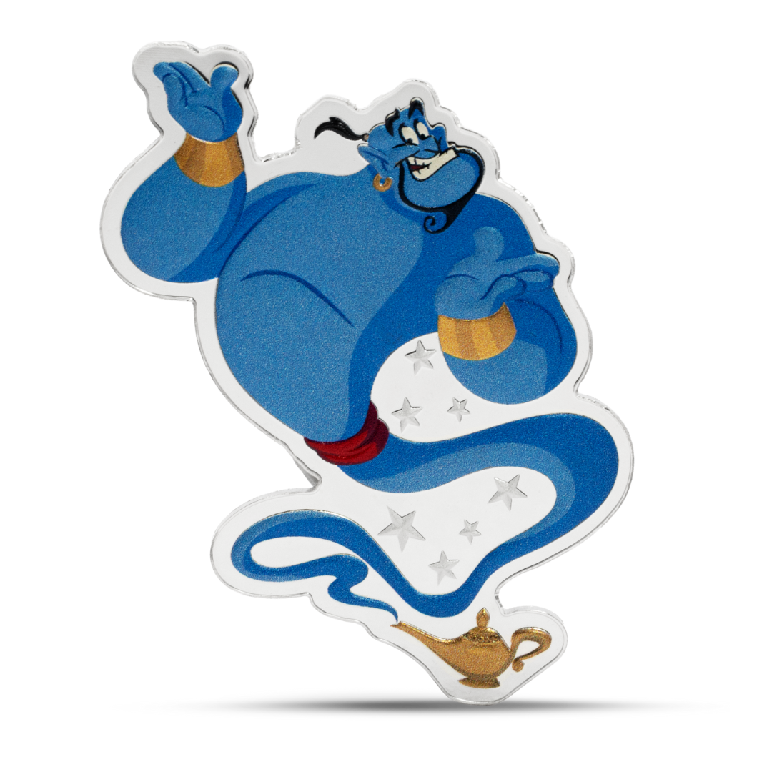 Disney - Aladdin - Genie: 6 1oz Silver Coin