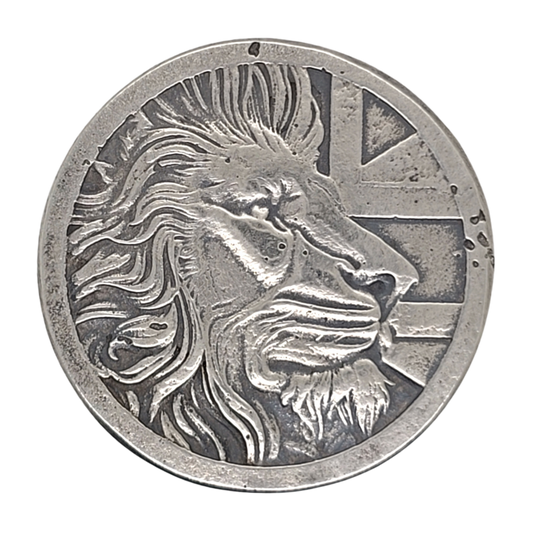Volui Silver - Una And The Lion British 32g Silver Flip Coin