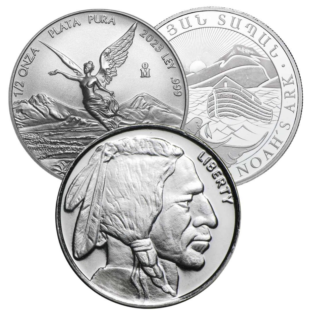 1/2oz Silver Coins (Best Value)