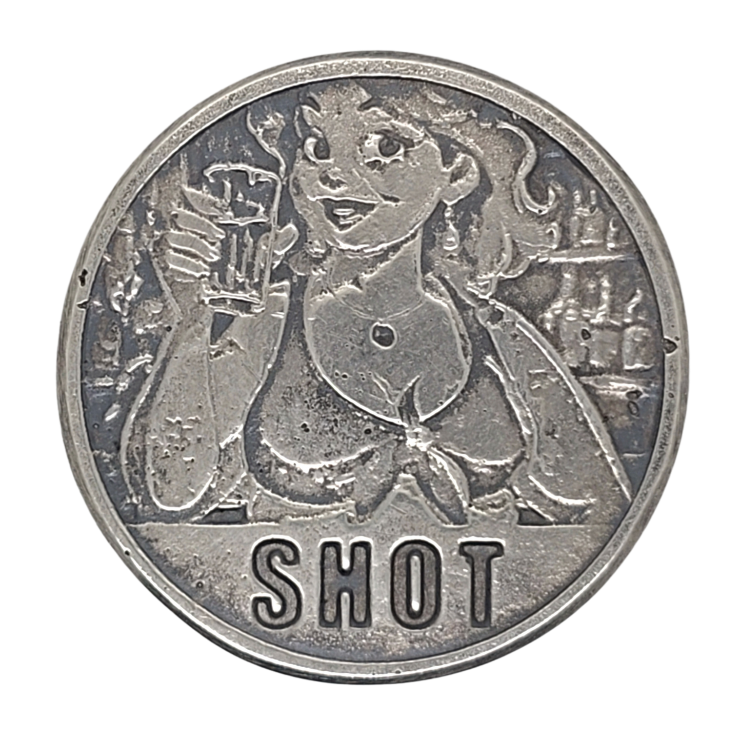 Volui Silver - Shot/Pint Version 4 36g Silver Flip Coin