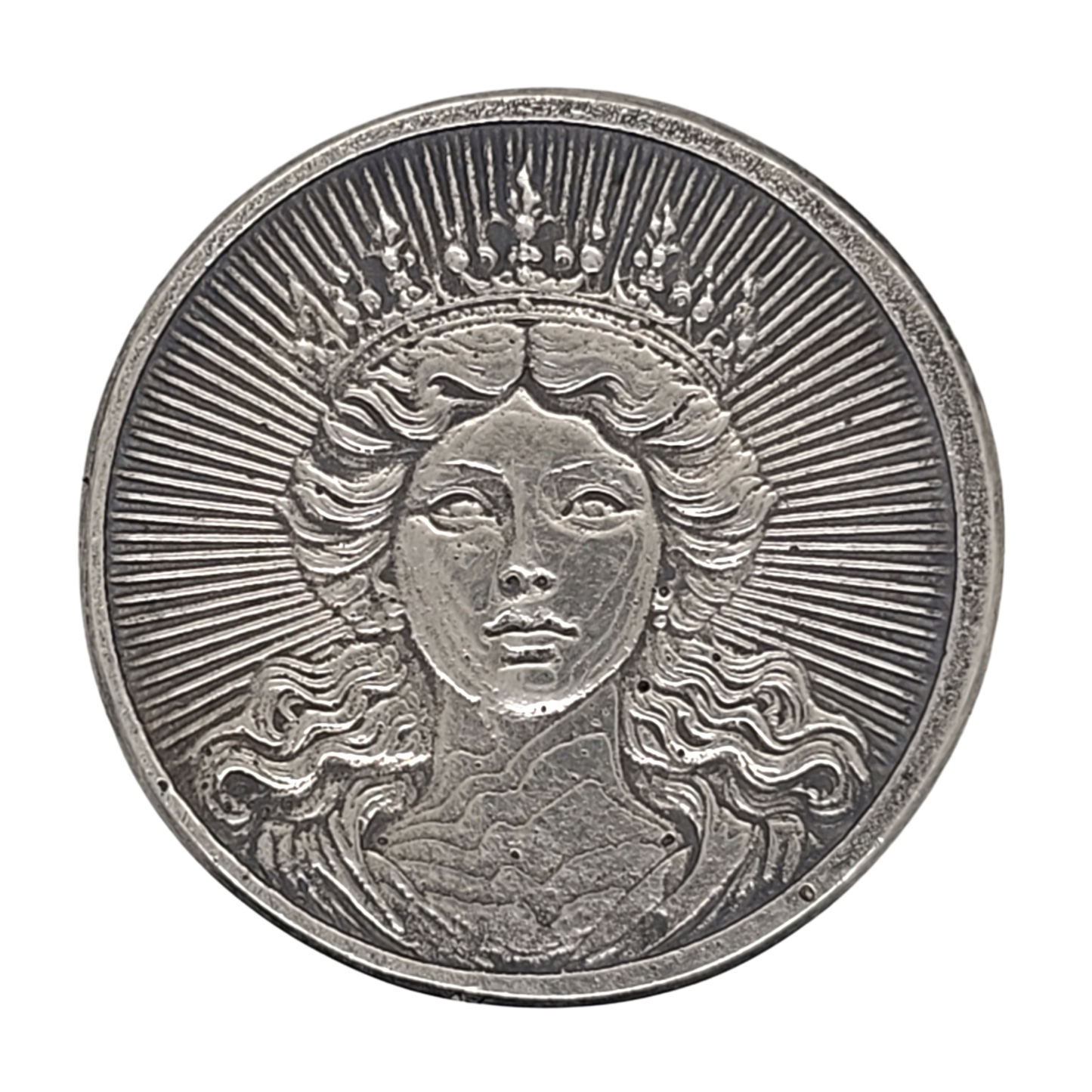 Volui Silver - Una/Lion 38g Silver Flip Coin
