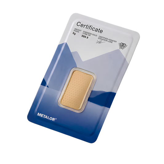 Metalor 5g Gold Bar