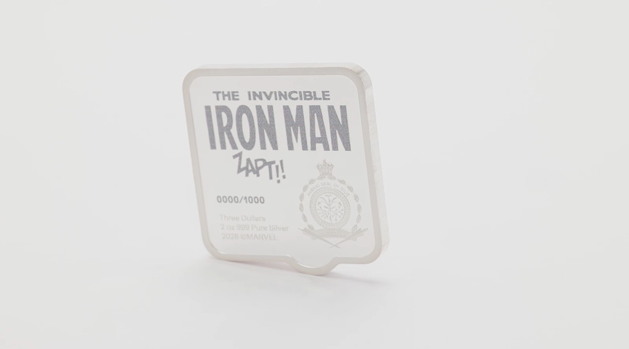 Marvel - Smash - Iron Man 'Zapt' 2oz Silver Coin