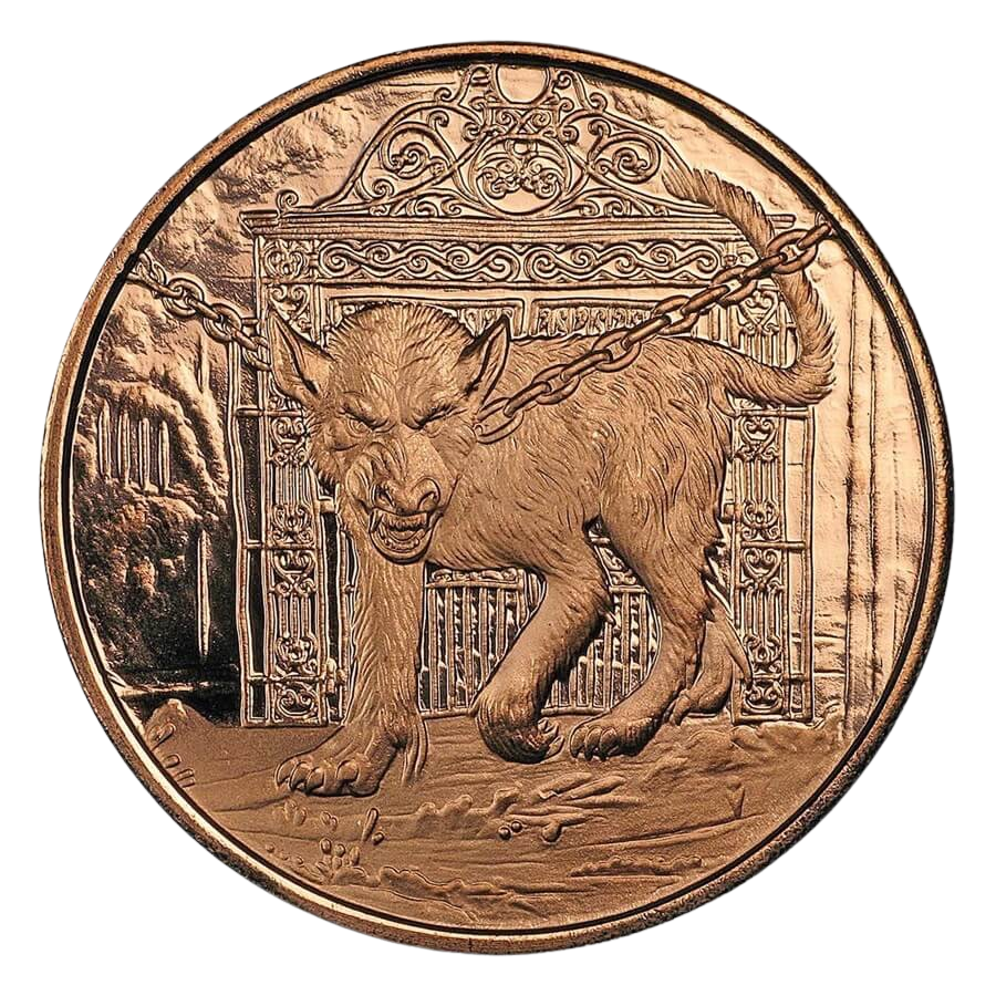 1oz Copper Round - Nordic Creatures: Garm