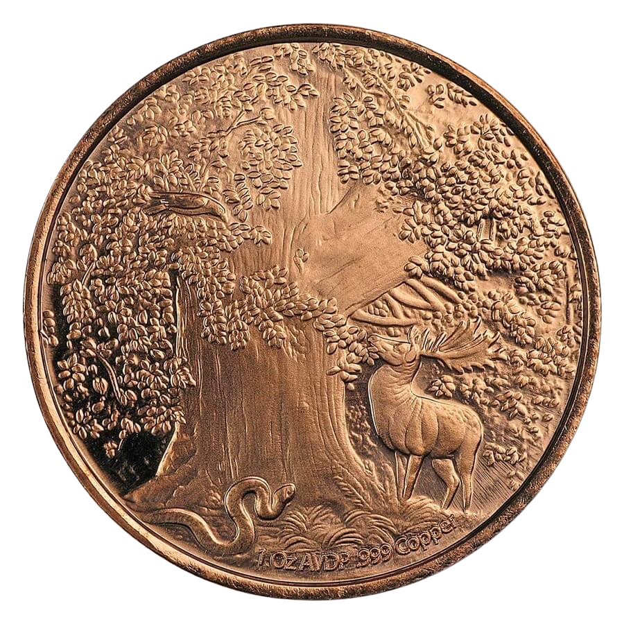 1oz Copper Round - Nordic Creatures: Garm