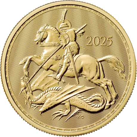 1oz 2025 St George and the Dragon Gold Coin (Britannia)