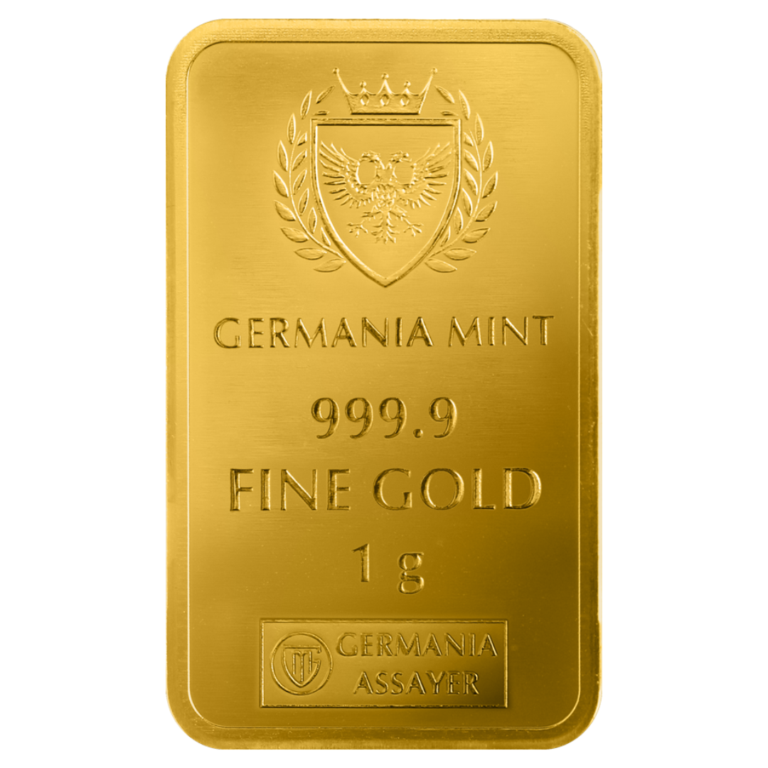 Christmas Edition 1g Gold Bar - Germania Mint