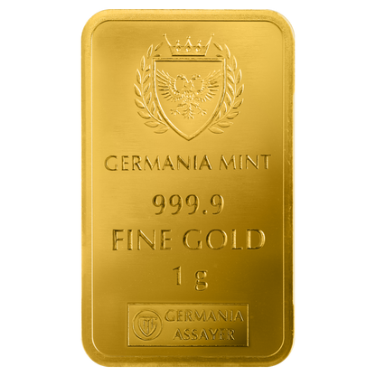 Christmas Edition 1g Gold Bar - Germania Mint