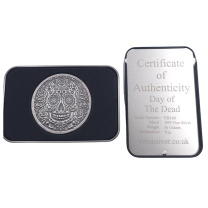 Volui Silver - Day of the Dead 56g Silver Round