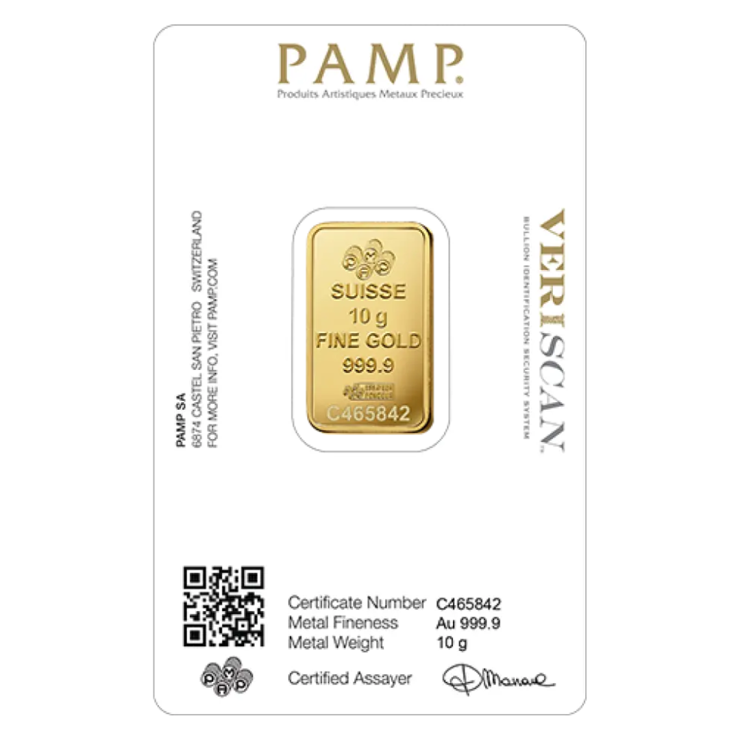 Pamp 10g Gold Bar