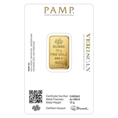 Pamp 10g Gold Bar