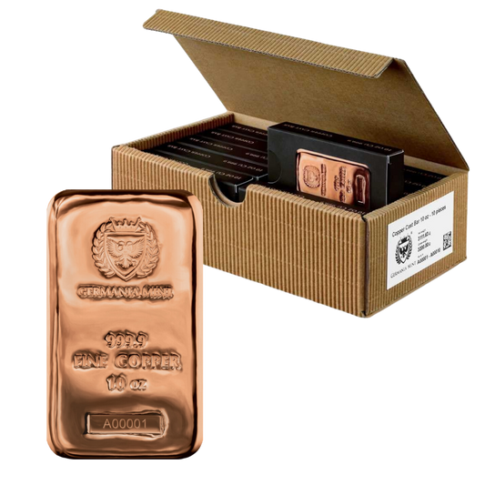 Germania Mint - 10oz Copper Bar
