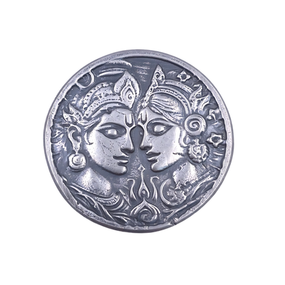 Festival of Lights - Hand Poured Silver Round