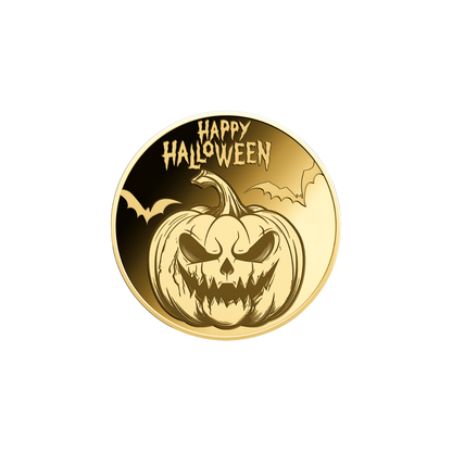 Halloween Coin Card - Gold Gift