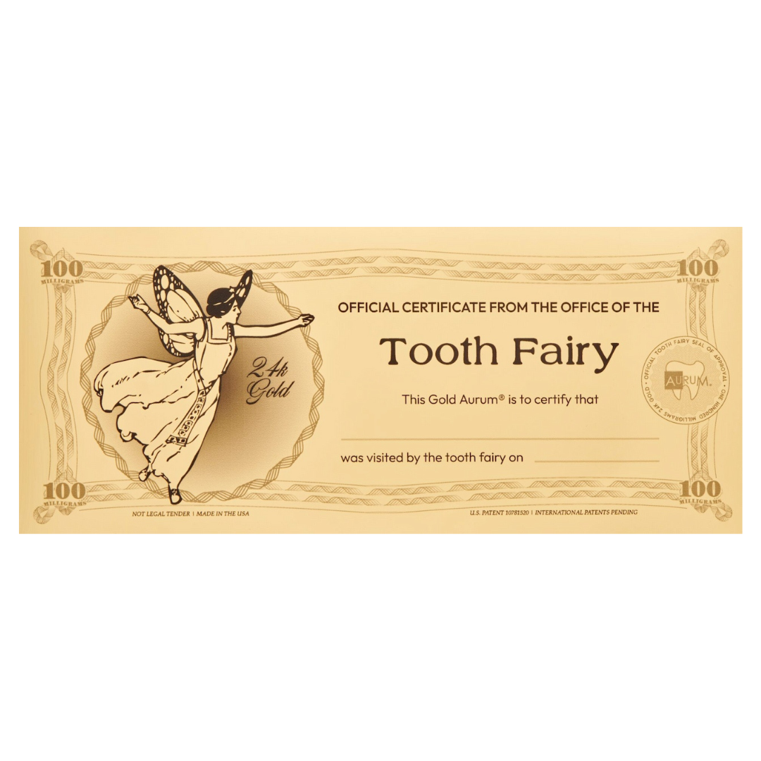 Tooth Fairy Aurum Gold Note