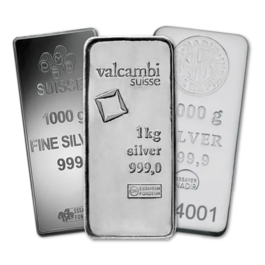 1kg Silver Bar (Best Value) - Vat Included