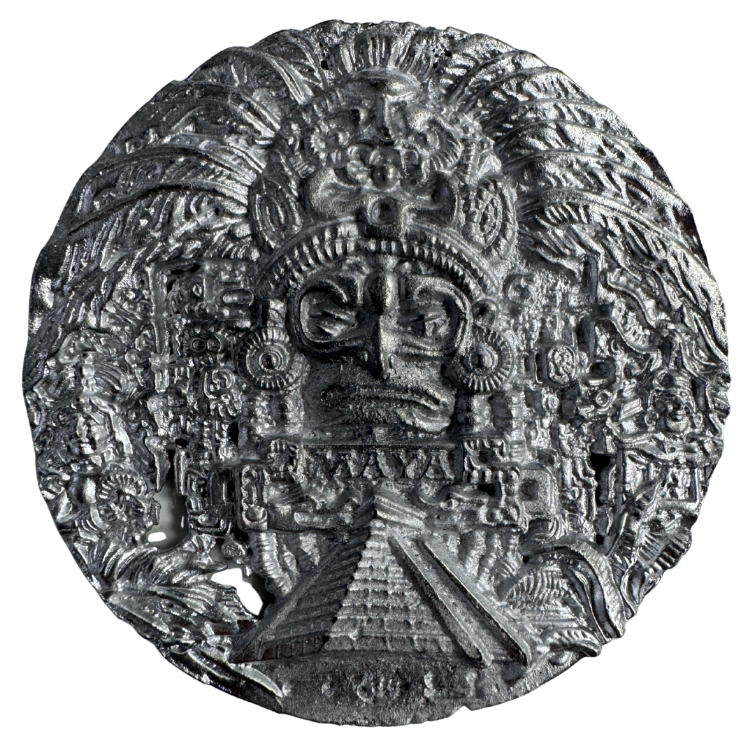 Mayan Zinc Medallion 4/6 - GSH