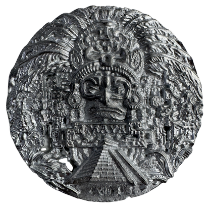Mayan Zinc Medallion 4/6 - GSH