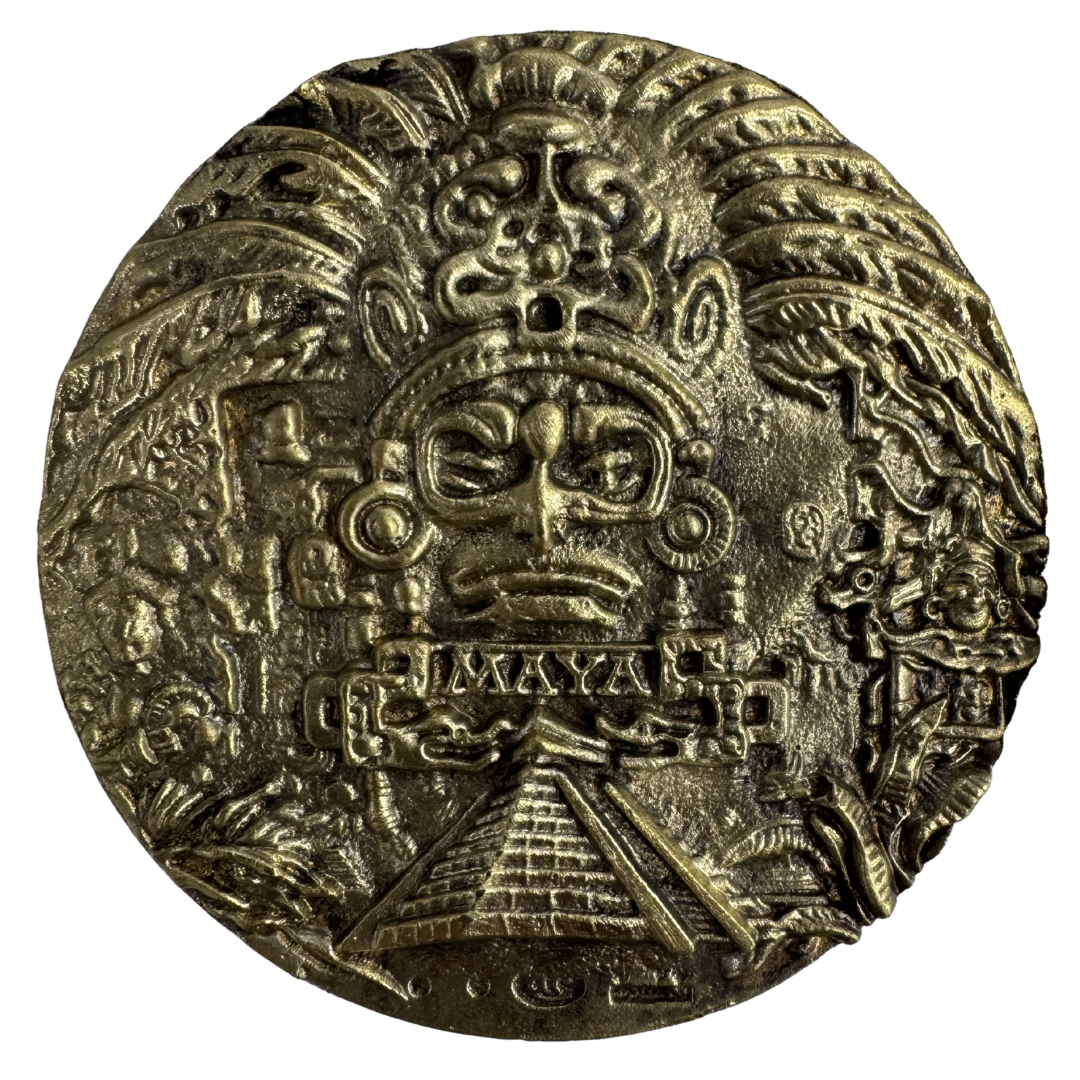 Mayan Brass Medallion 2/2 - GSH