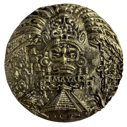 Mayan Brass Medallion 2/2 - GSH