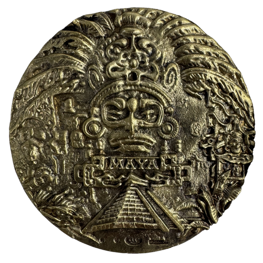 Mayan Brass Medallion 2/2 - GSH