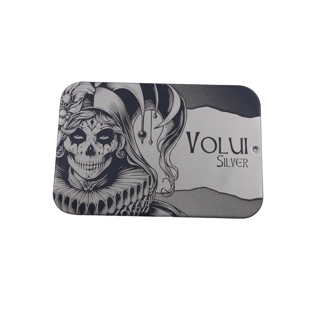 Volui Silver - Harlequin Poker Chip 47g Silver Round