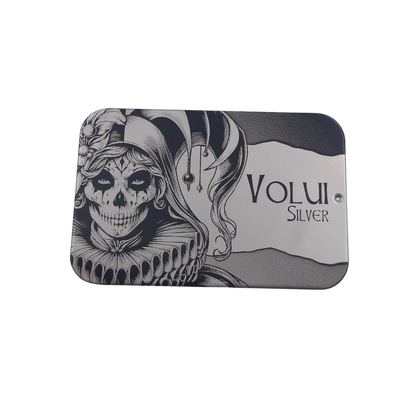 Volui Silver - Harlequin Poker Chip 47g Silver Round