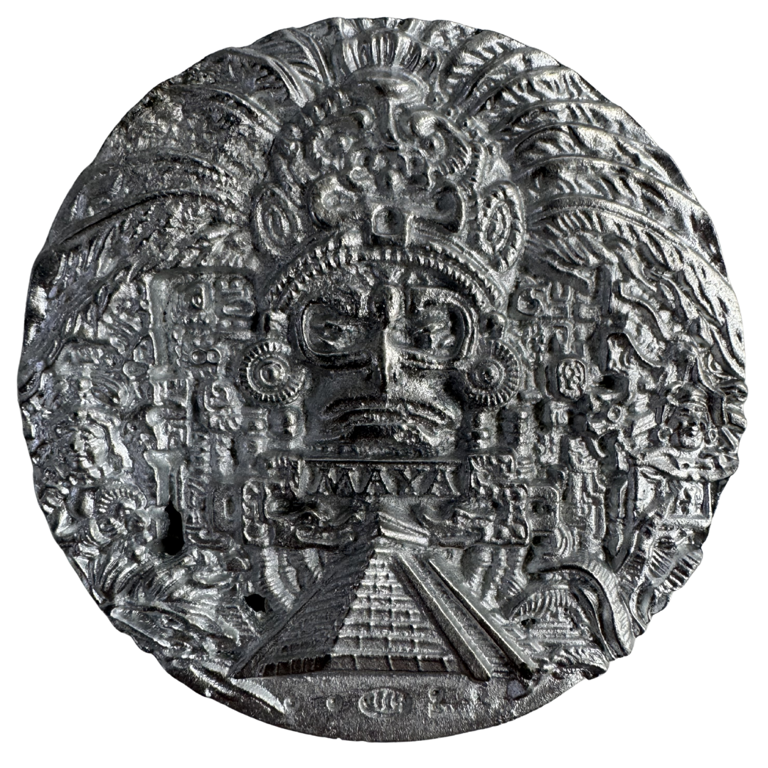 Mayan Zinc Medallion 3/6 - GSH