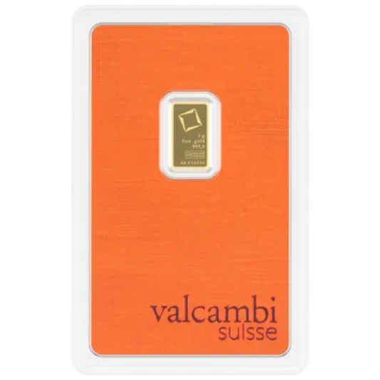 1g Valcambi Orange Gold Bar