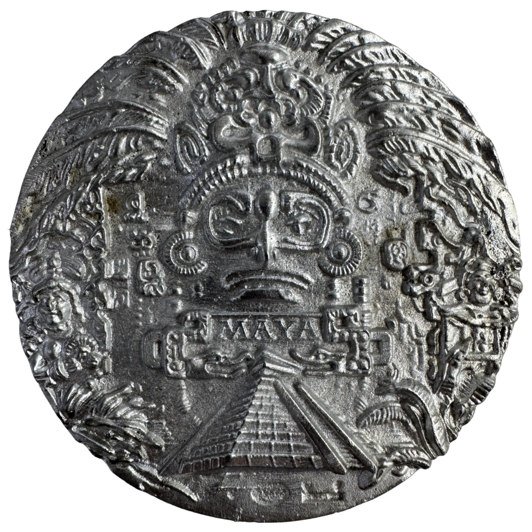 Mayan Zinc Medallion 5/6 - GSH