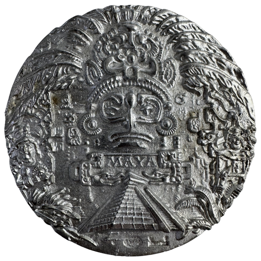 Mayan Zinc Medallion 5/6 - GSH