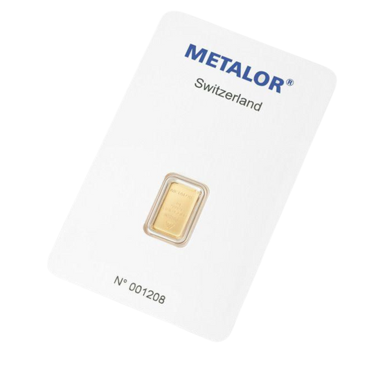 Metalor 1g Gold Bar