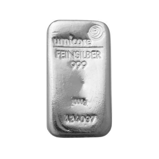 1000g (1kg) Silver Bar Umicore