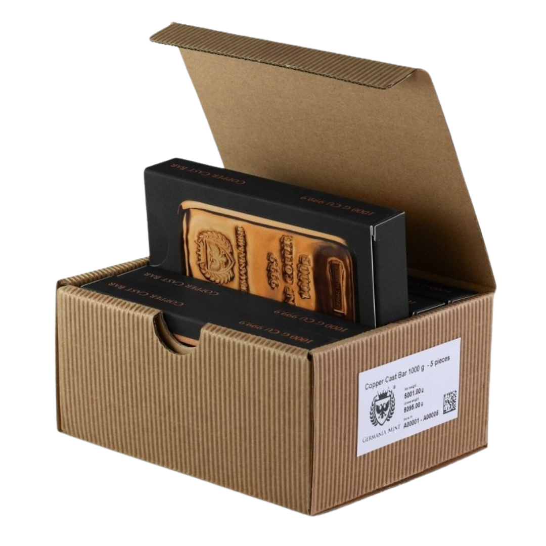 Germania Mint - 1kg Copper Bar – Cardiff Gold