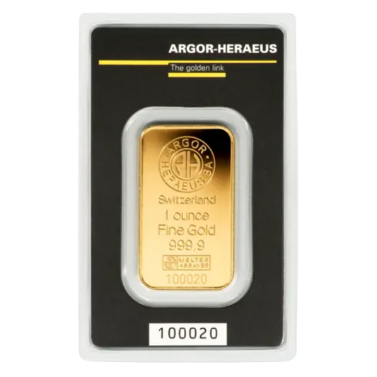 Argor-Heraeus 1oz Gold Bar