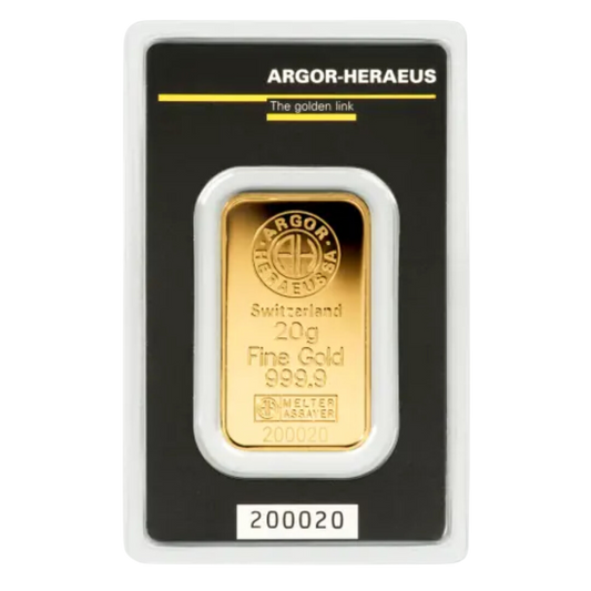 Argor-Heraeus 20g Gold Bar