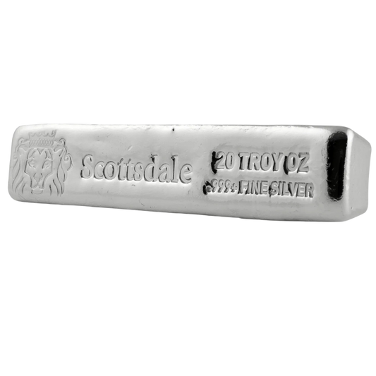 Silver 20oz Scottsdale Long Cast Bar