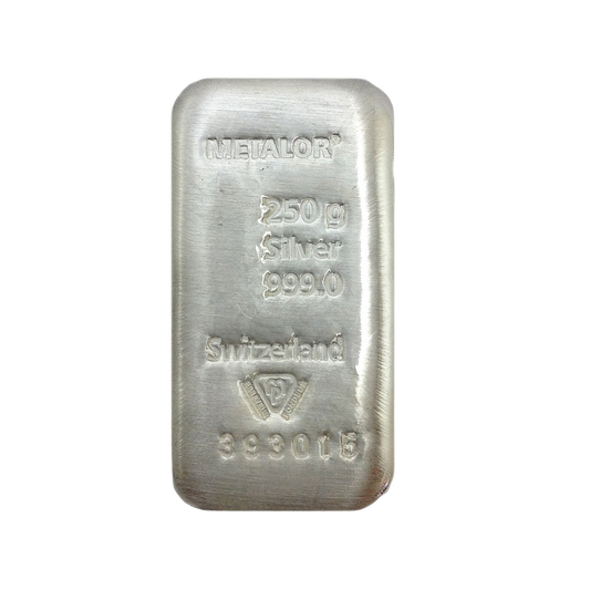 250g Silver Bar Metalor