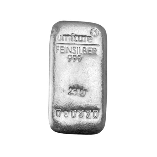 250g Silver Bar Umicore