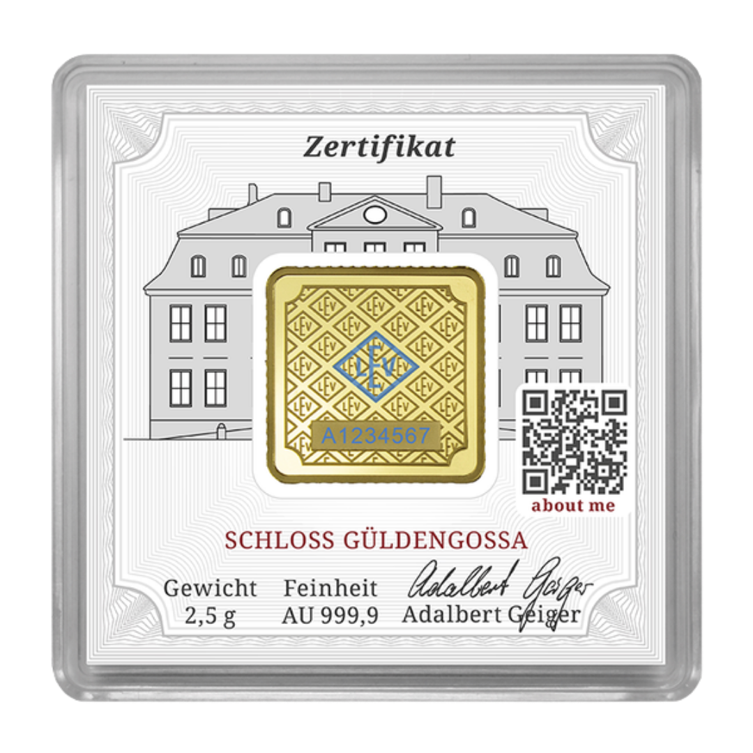 Geiger Edelmetalle 2.5g Gold Bar