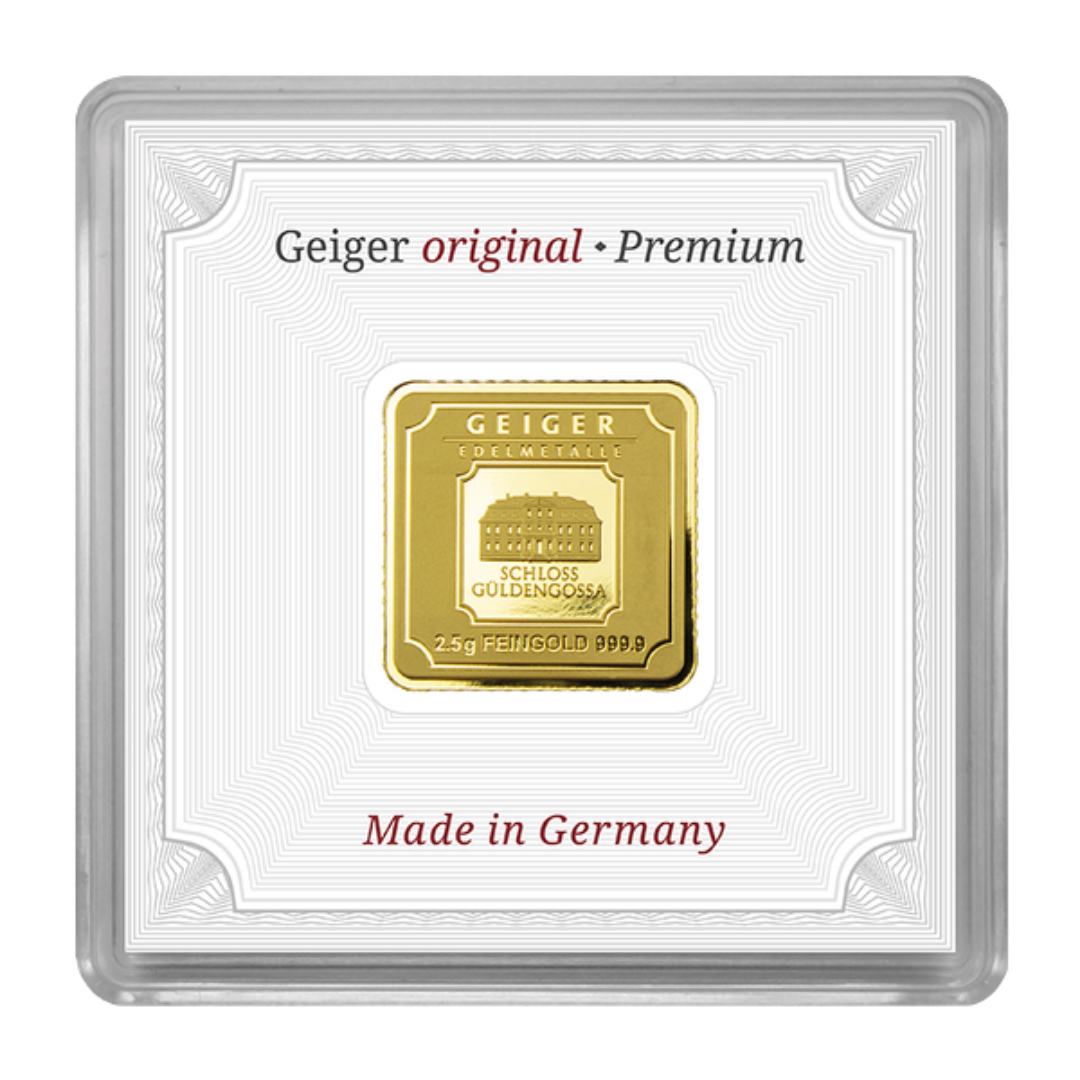 Geiger Edelmetalle 2.5g Gold Bar
