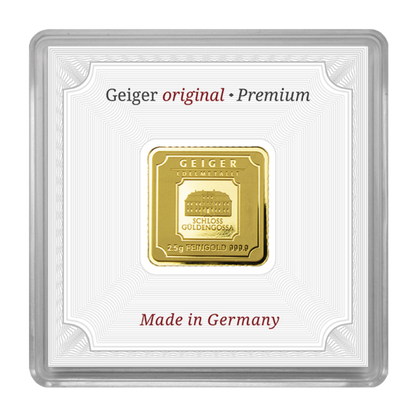 Geiger Edelmetalle 2.5g Gold Bar