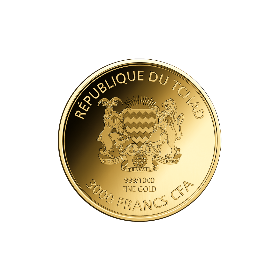 Coca Cola Santa Coin Card - Gold Gift