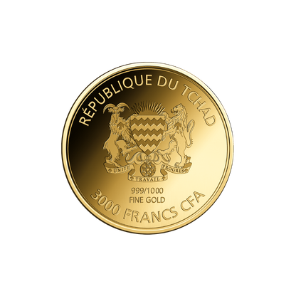 Coca Cola Santa Coin Card - Gold Gift