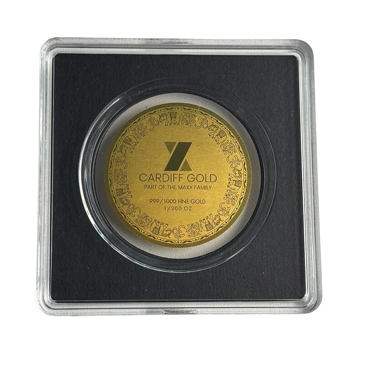 Lakshmi and Ganesh Gold Coin