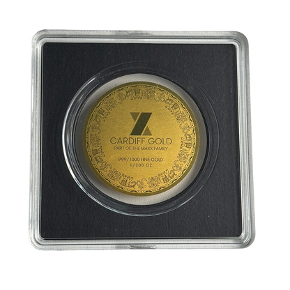 Lakshmi and Ganesh Gold Coin