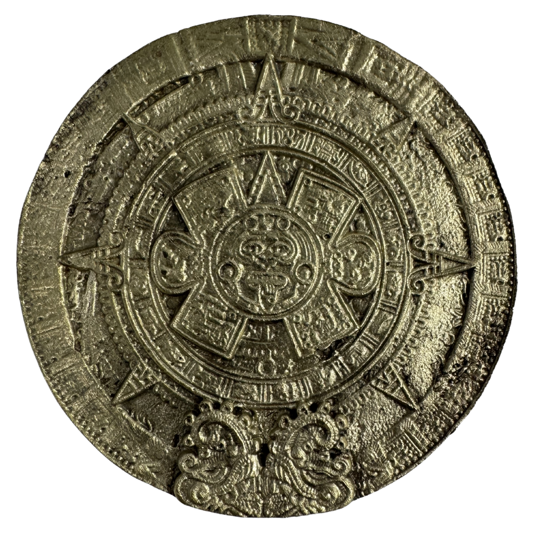 Mayan Brass Medallion 1/2 - GSH