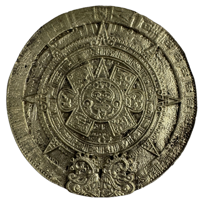 Mayan Brass Medallion 1/2 - GSH