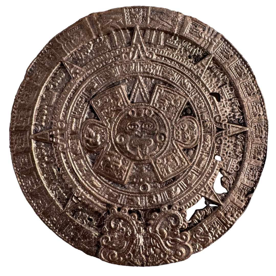 Mayan Copper Medallion - GSH