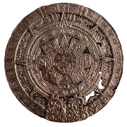 Mayan Copper Medallion - GSH